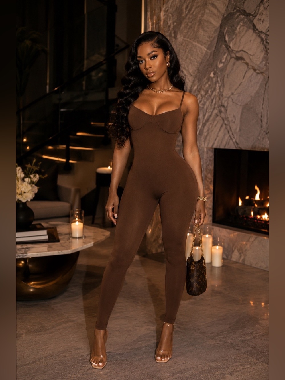 Brown Sugar Baddie Jumpsuit